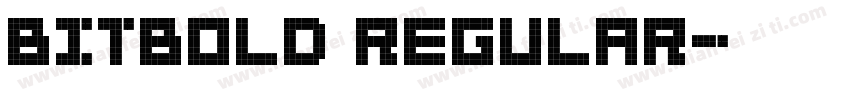 BitBold Regular字体转换
